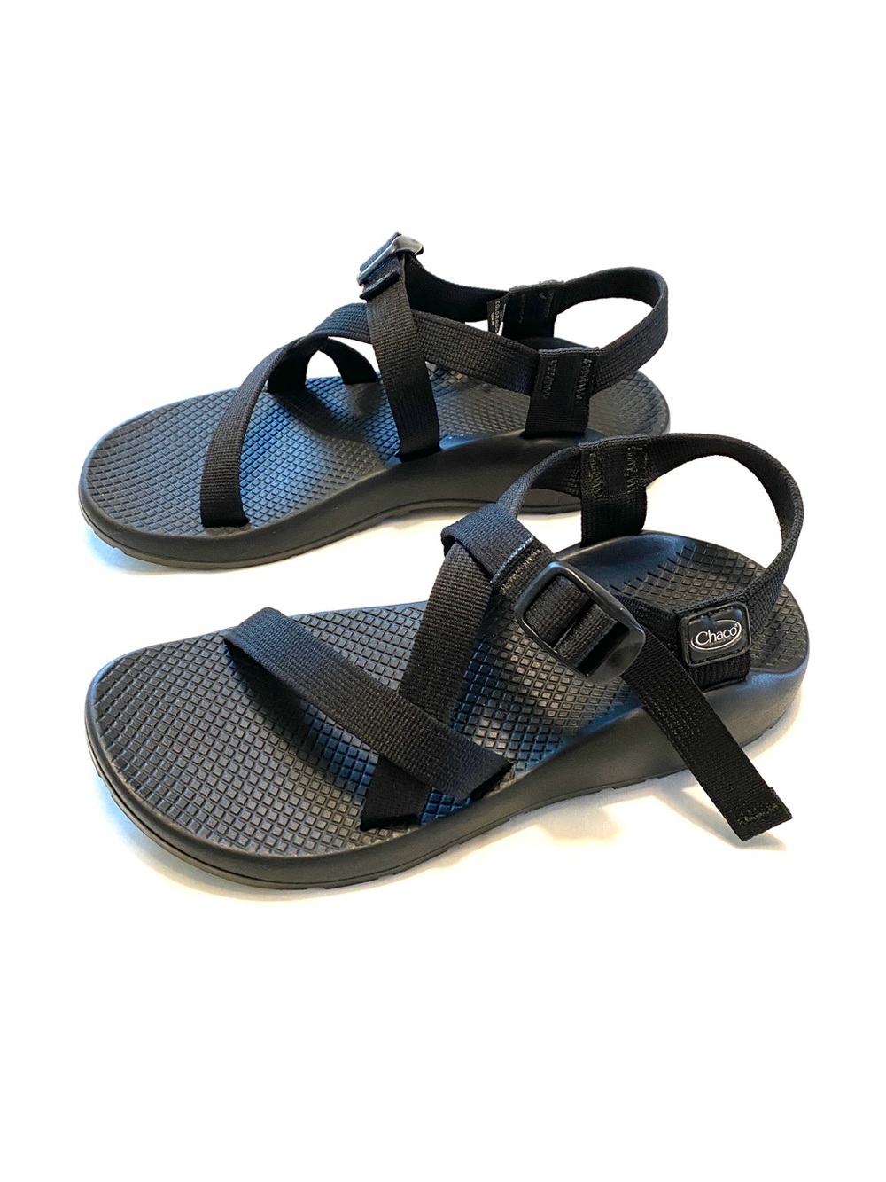 Chaco Adjustable Strap Sandals Black Vibram Sole Women’s Size 9